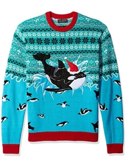 Men's Ugly Christmas Sweater Sea Creatures