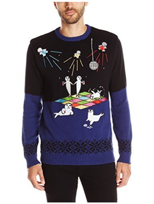 Blizzard Bay Men's Ugly Christmas Sweater Sea Creatures