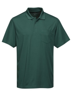 Tri-Mountain Men's 5 oz Moisture Wicking Polyester Shirt w/Pocket