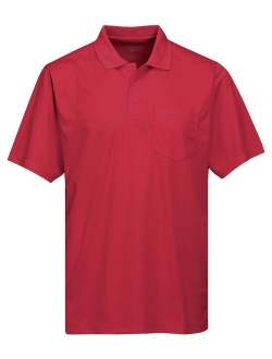 Tri-Mountain Men's 5 oz Moisture Wicking Polyester Shirt w/Pocket