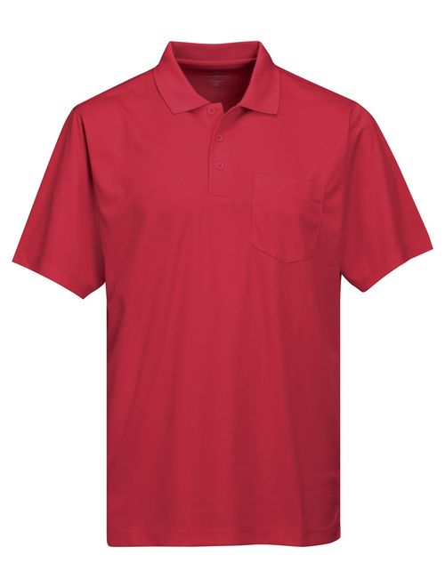 Tri-Mountain Men's 5 oz Moisture Wicking Polyester Shirt w/Pocket