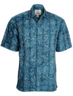 Artisan Outfitters Mens Riptide Batik Cotton Shirt