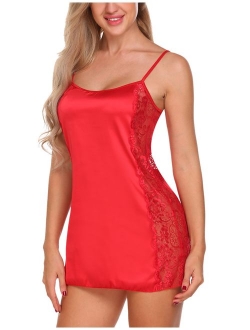 Lingerie for Women Silk Nighties for Women Sexy Satin Nightgown