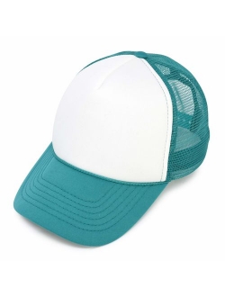 Youth Mesh Trucker Cap - Adjustable Hat (S, M Sizes)
