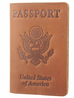 RFID Blocking Passport Holder Travel Wallet Cover