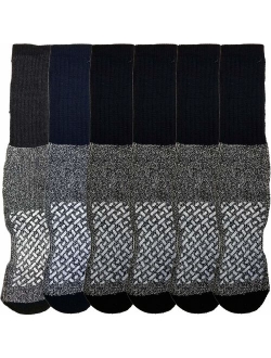 6 Pairs Mens Womens Wool Socks Heavy Extreme Cold Weather Thermal Socks By DEBRA WEITZNER