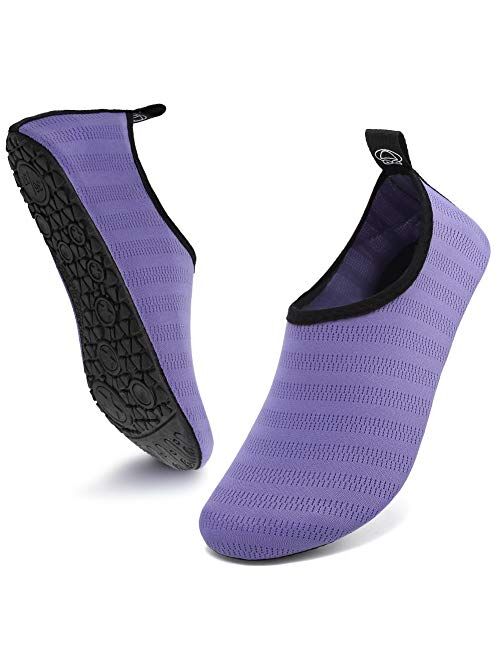 Deevike Aqua Socks Water Shoes Barefoot Yoga Socks Quick-Dry Surf Swim Shoes for Women Men