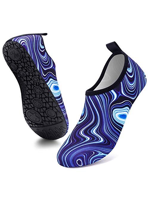 Deevike Aqua Socks Water Shoes Barefoot Yoga Socks Quick-Dry Surf Swim Shoes for Women Men