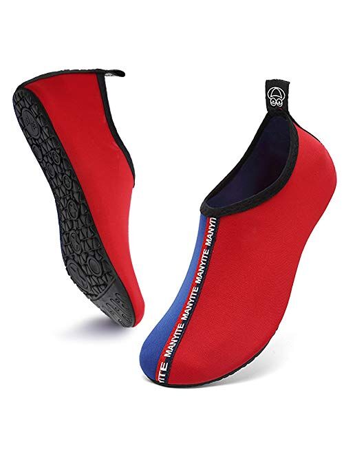 Deevike Aqua Socks Water Shoes Barefoot Yoga Socks Quick-Dry Surf Swim Shoes for Women Men