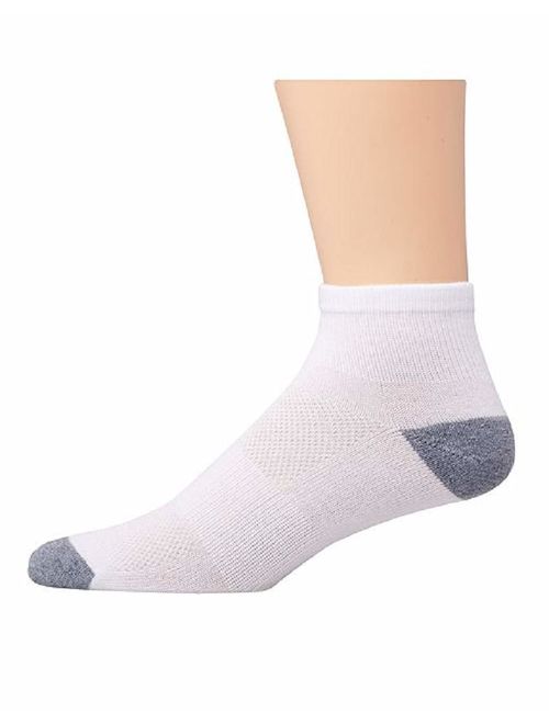 Hanes Men's 6-Pack Comfortblend Full Foot Max Cushion Double Tough Ankle Socks