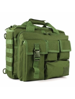 Tactical Briefcase, 15.6 Inch Men's Messenger Bag Military Briefcase for Men