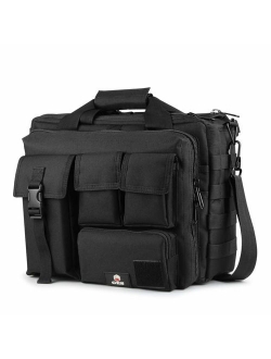 Tactical Briefcase, 15.6 Inch Men's Messenger Bag Military Briefcase for Men