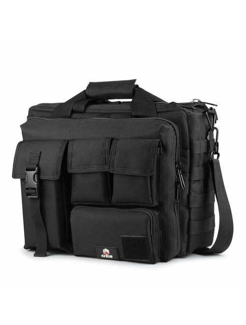 Tactical Briefcase, 15.6 Inch Men's Messenger Bag Military Briefcase for Men