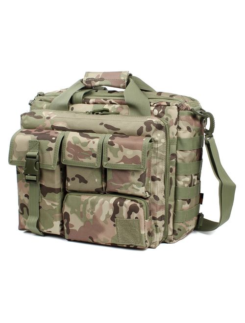 Tactical Briefcase, 15.6 Inch Men's Messenger Bag Military Briefcase for Men