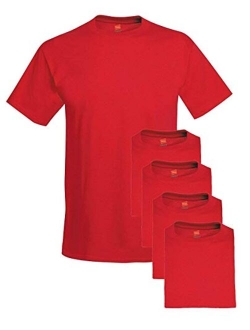 Cotton Solid Short Sleeve Crew Neck 5 Pack ComfortSoft T-Shirt - 5280