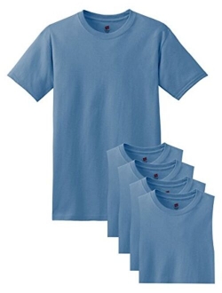 Cotton Solid Short Sleeve Crew Neck 5 Pack ComfortSoft T-Shirt - 5280