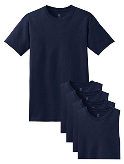 Cotton Solid Short Sleeve Crew Neck 5 Pack ComfortSoft T-Shirt - 5280