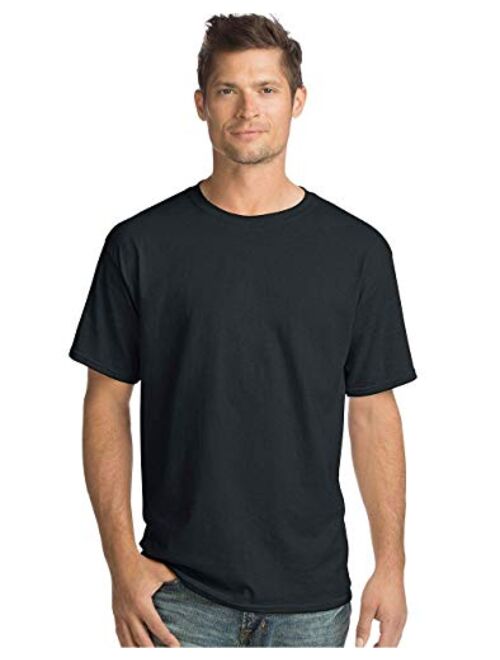 Hanes Cotton Solid Short Sleeve Crew Neck 5 Pack ComfortSoft T-Shirt - 5280