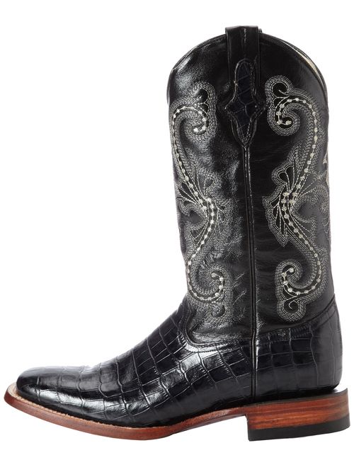 Ferrini Men's Print Belly Alligator S-Toe Western Boot