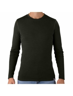 MERIWOOL Mens Base Layer - 100% Merino Wool Midweight Long Sleeve Thermal Shirt