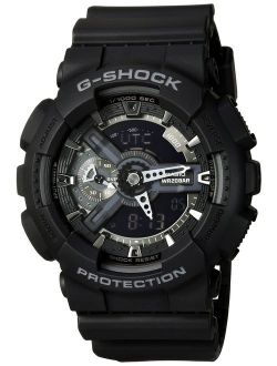 G-Shock X-Large Display Stealth Black Watch (GA110-1B) - Water and Shock Resistant
