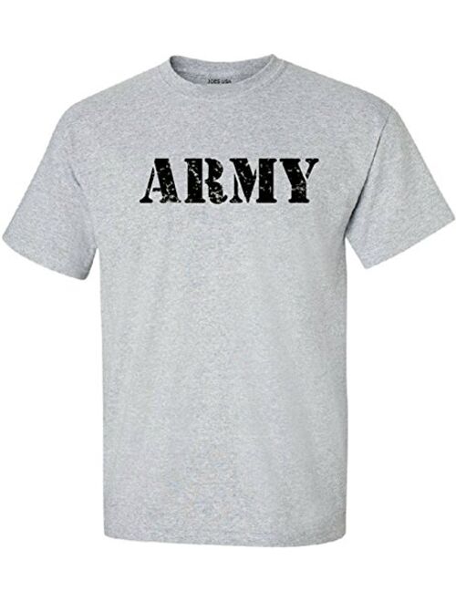 Joe's USA - Vintage Army Logo T-Shirts, Regular Big and Tall Sizes