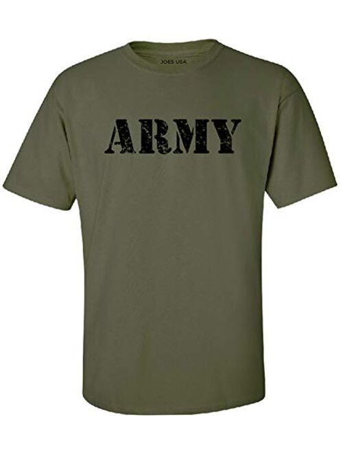 Joe's USA - Vintage Army Logo T-Shirts, Regular Big and Tall Sizes