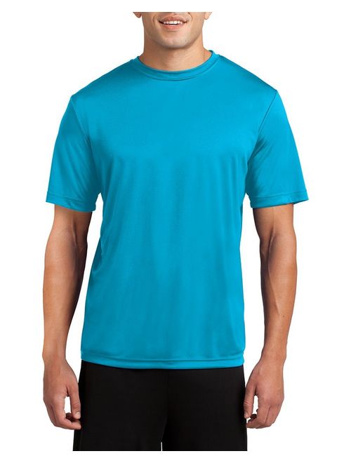 Dri-Wick Men's Big and Tall Sport Performance Moisture Wicking Athletic T Shirt