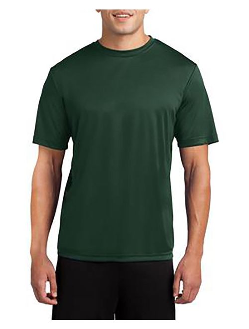 Dri-Wick Men's Big and Tall Sport Performance Moisture Wicking Athletic T Shirt