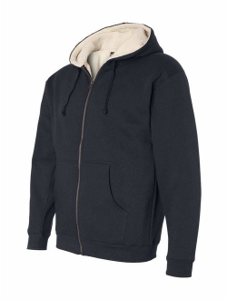 Independent Trading Co. Mens Sherpa Lined Full-Zip Hooded Sweatshirt (EXP40SHZ)