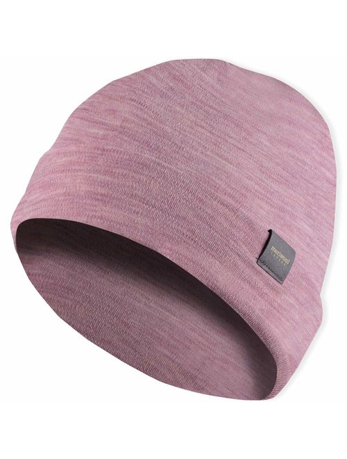 MERIWOOL Unisex Merino Wool Cuff Beanie Hat - Choose Your Color