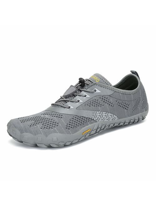 SAGUARO Mens Womens Minimalist Trail Running Shoes Barefoot Walking | Wide Toe Box | Outdoor Cross Trainer | Zero Drop Sole