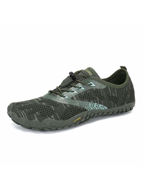 SAGUARO Mens Womens Minimalist Trail Running Shoes Barefoot Walking | Wide Toe Box | Outdoor Cross Trainer | Zero Drop Sole