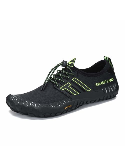 SAGUARO Mens Womens Minimalist Trail Running Shoes Barefoot Walking | Wide Toe Box | Outdoor Cross Trainer | Zero Drop Sole