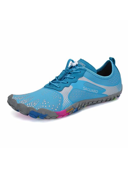 SAGUARO Mens Womens Minimalist Trail Running Shoes Barefoot Walking | Wide Toe Box | Outdoor Cross Trainer | Zero Drop Sole