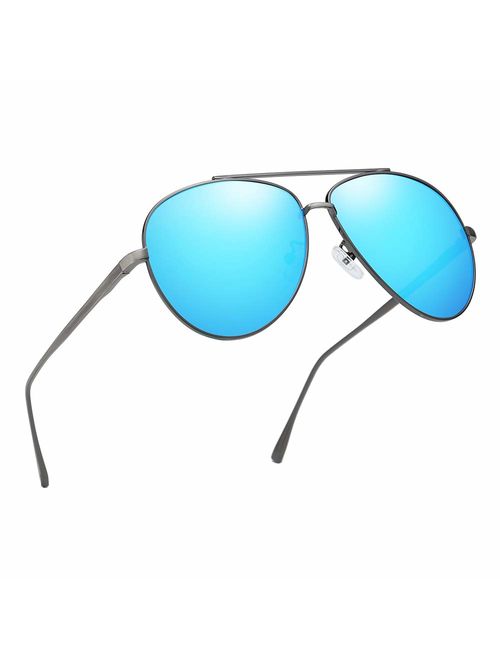 Premium Military Polarized Aviator Sunglasses Metal Frame Brand Unique Design Sun glasses For Mens Womens 100% UV Protection