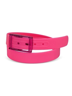 Volver Cool Rubber Golf Belts for Men Adjustable Cut-to-fit Interchangeable Colors