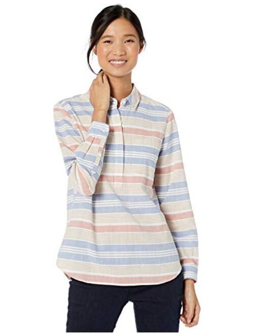 Amazon Brand - Goodthreads Women's Washed Cotton Popover Shirt