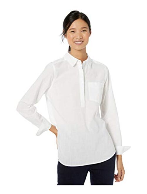 Amazon Brand - Goodthreads Women's Washed Cotton Popover Shirt