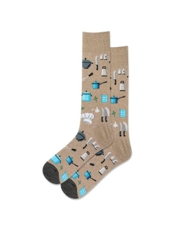 Men's Conversation Starter Novelty Casual Crew Socks