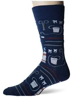 Men's Conversation Starter Novelty Casual Crew Socks