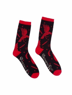 Out of Print Literary and Book-Themed Unisex Cotton Socks for Book Lovers, Readers, and Bibliophiles