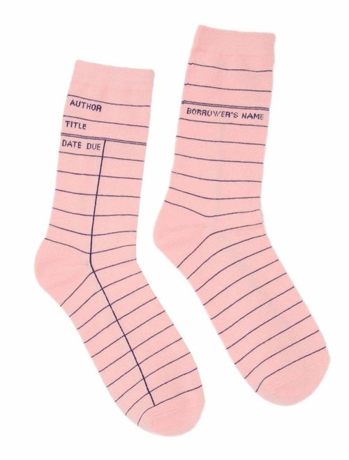 Out of Print Literary and Book-Themed Unisex Cotton Socks for Book Lovers, Readers, and Bibliophiles