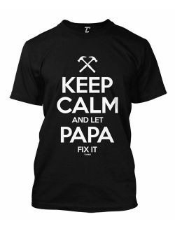 Keep Calm and Let Papa Fix It - Father's Day Men's T-Shirt