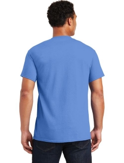 Men's Cotton Solid Short Sleeve Crew Neck T-Shirt