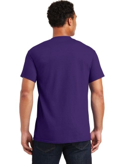 Men's Cotton Solid Short Sleeve Crew Neck T-Shirt