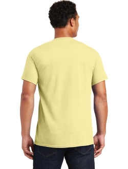 Men's Cotton Solid Short Sleeve Crew Neck T-Shirt