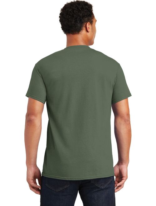 Gildan Men's Cotton Solid Short Sleeve Crew Neck T-Shirt