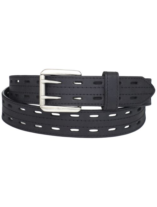 Danbury Work Wear Men's Big Double-Prong Belt