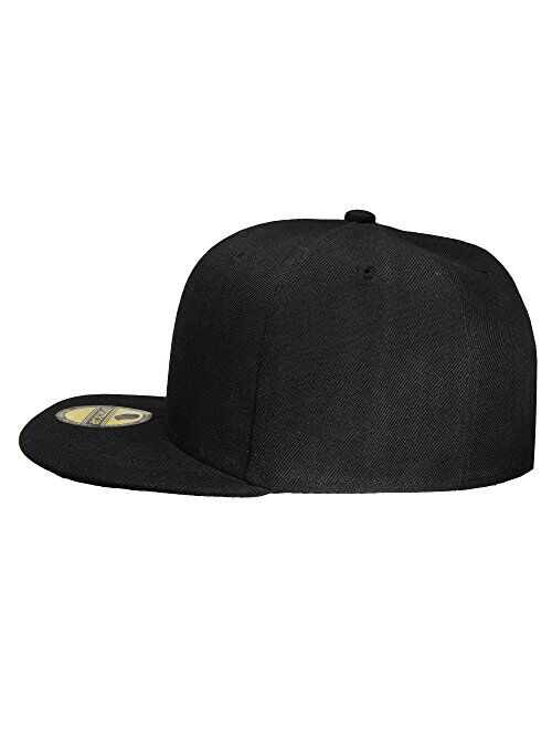 Gelante Plain Blank Flat Brim Adjustable Snapback Baseball Caps Wholesale LOT 12 Pack